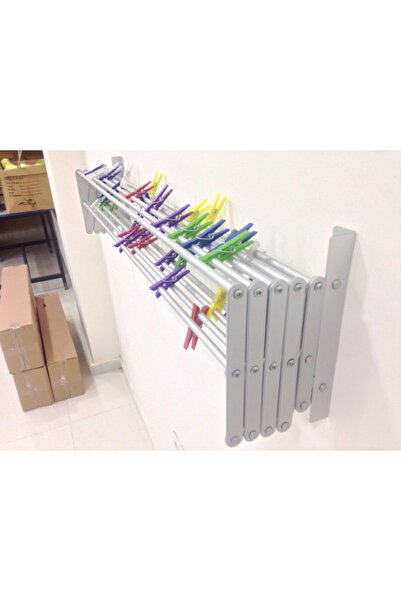 COMPACT 80 Cm 9 Askılı 7,2 Metre Askı Alanı Orjinal Biet Alüminyum Eloksal Ka...