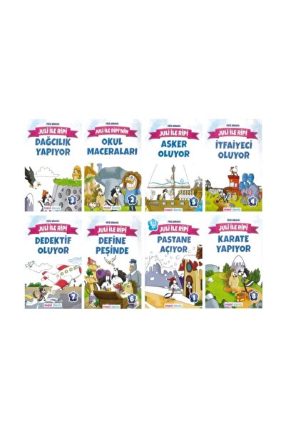 Mavi Deniz Yayınları Mavi Deniz 1. Sınıf Juli Ile Ripi Hikaye Seti 8 Kitap