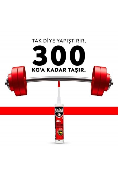 Selsil Seldil Ultra Tack Usta Serisi Korniş Yapıştırıcı 290 ml Beyaz