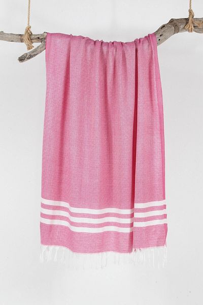 Bedinn Bamboo Diamond Fuchsia Peshtemal