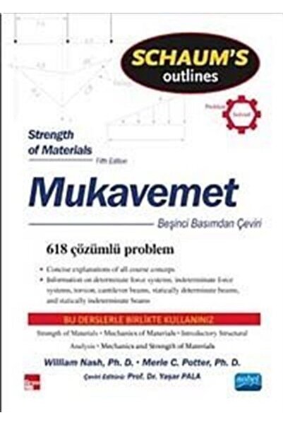 Nobel Akademik Yayıncılık Mukavemet / Strength Of Materials / Schaum's