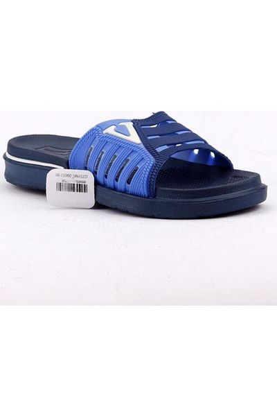 GEZER 9652 Navy Blue Beach Bathroom Pool Daily Men's Slippers