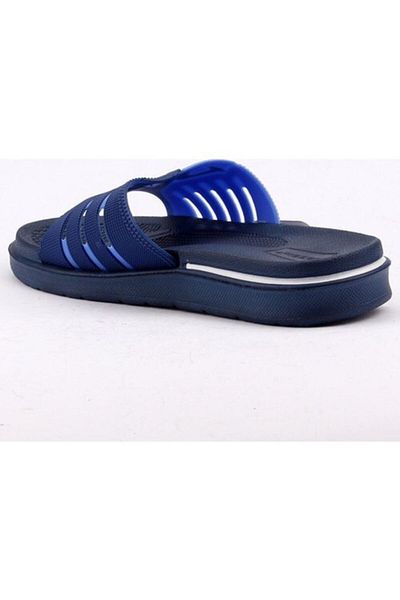 GEZER 9652 Navy Blue Beach Bathroom Pool Daily Men's Slippers