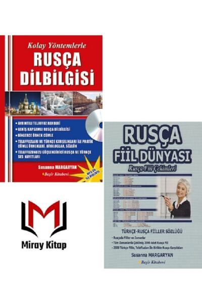 Beşir Kitabevi Kolay Yöntemlerle Rusça Dilbilgisi + Rusça Fiil Dünyası Rusça ...