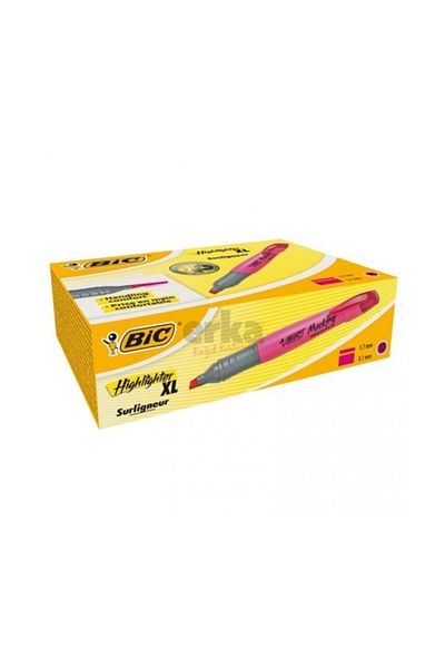 Bic Marking Highlighter Xl Highlighter Pink 10 Pieces (Pack)