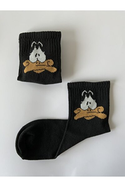 Atölye Merdiven Чорапи за тенис на колежански тенис Daffy Duck Black