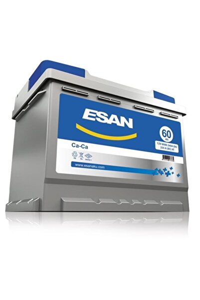 ESANAKU Esan 60 Ah Akü (alçak)