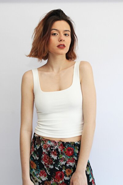 Rosse Butik المرأة إكرو حزام المحاصيل الأعلى