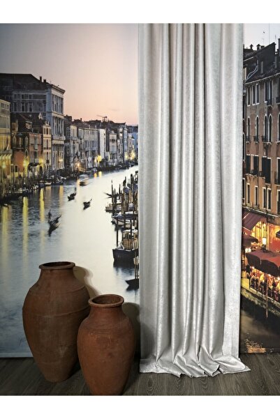 rendecioğlutekstil Rendecioğlu Tekstil Truva Çift Renkli Fon Perde Adet Bazın...