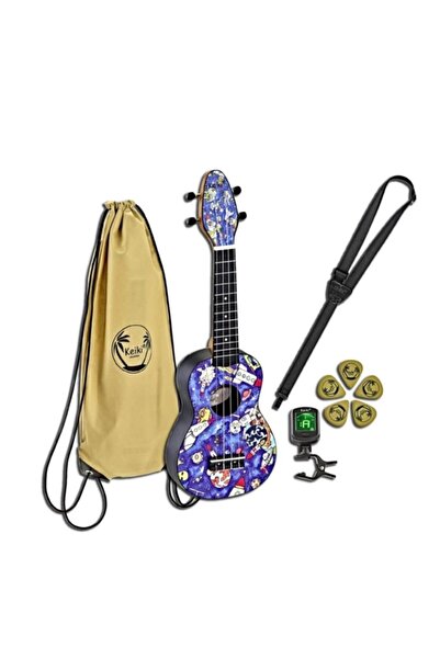 Ortega K2-sp Keiki Sopranino Ukulele Set (Spaceman)