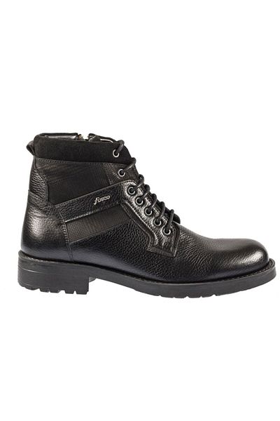 Fosco Lace-up Black Rubber Sole Warm Lining Men's Boots 7579 551 820 852