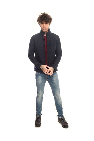 Cazador Jazz 1046 Waterproof Softshell Men's Coat Navy Blue
