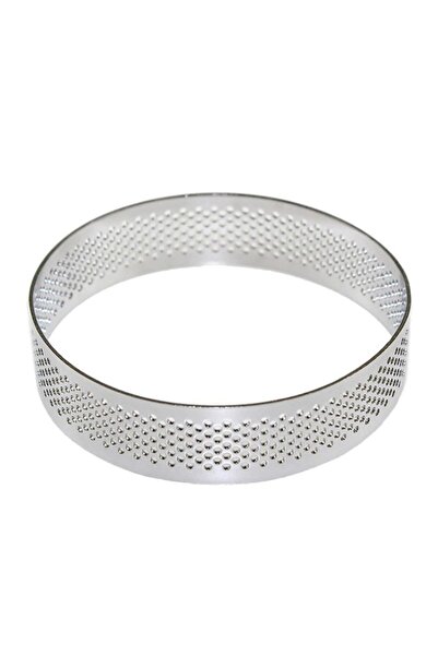 inokstech - Delikli Tart Kalıbı - Yuvarlak 6x2 Cm