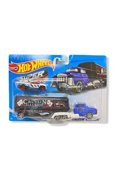 HOT WHEELS Cruisin' Illusıon Taşıyıcı Tır Araba Seti Bdw51 Gkc27