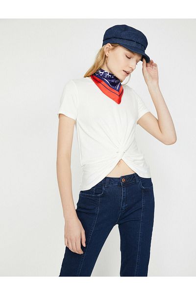Koton Women's Crew Neck T-shirt