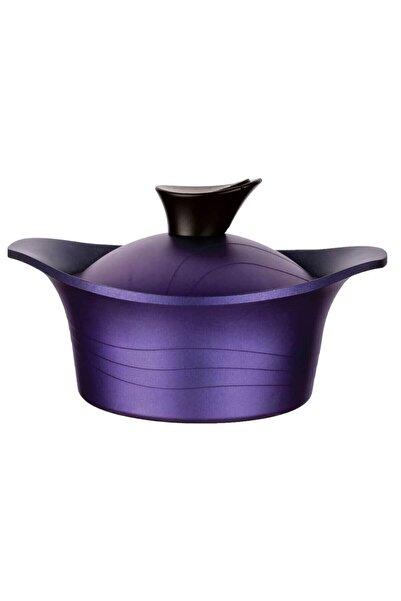 Akdeniz Ametist 18cm 1.60 Litre Derin Kendinden Kulplu Döküm Tencere