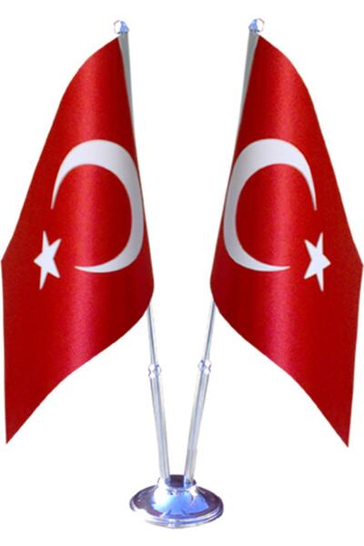 Genel Markalar Masa Bayrağı 2li TÜRK