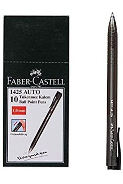 Faber Castell Faber-castell 1425 Auto Siyahtükenmez Kalem 10 Adet