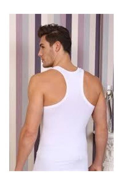 Berrak White Lycra 1029 6-pack Elastane Athlete
