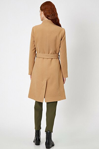 Koton Dámský kabát se zavazováním do pasu 0kak06299ew