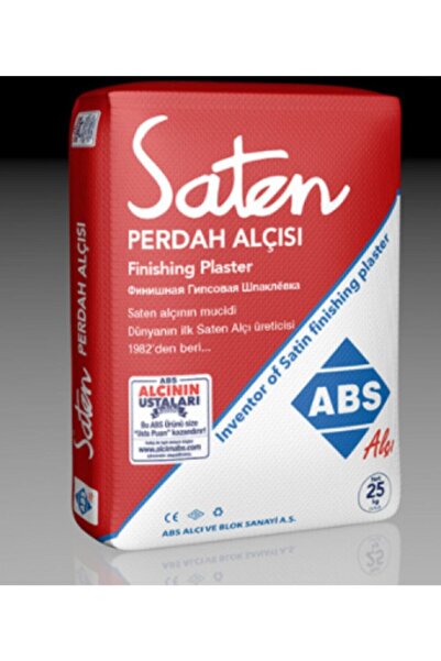ABS Beyaz Saten Alçı 1 Kg