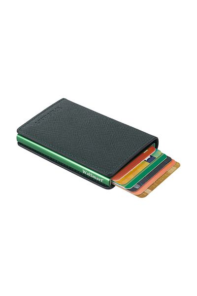 WalSmart Slim Safiano Smart Mechanism Leather Wallet-nefti