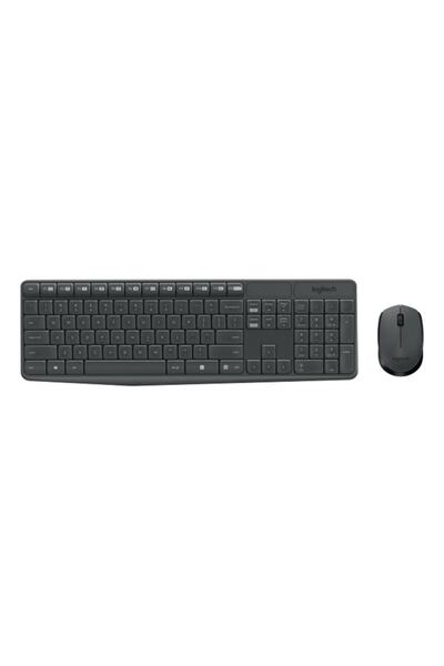logitech Logıtech Mk235 Kablosuz Q Siyah Klavye Mouse Set