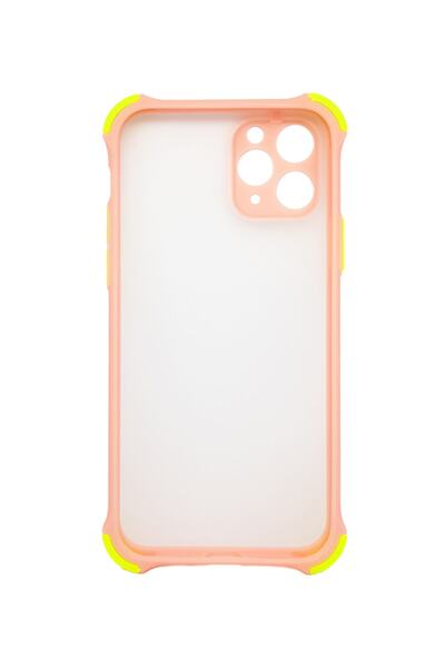 Joyroom Apple Iphone 11 Pro Montreal Crash Korumalı Silikon Kılıf Pudra Pembe