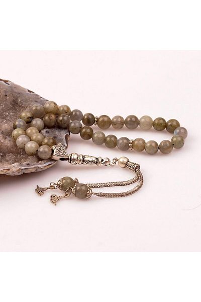 Taş Sandığı Labradorite Stone Rosary (8 Mm)