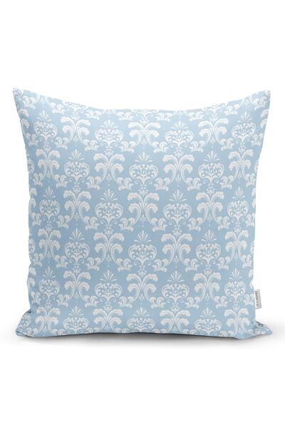 Realhomes Light Blue Digital Printed Modern Pillow Cushion Cover