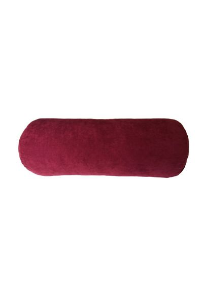 YogaTime Bolster Sausage Pillow Claret Red