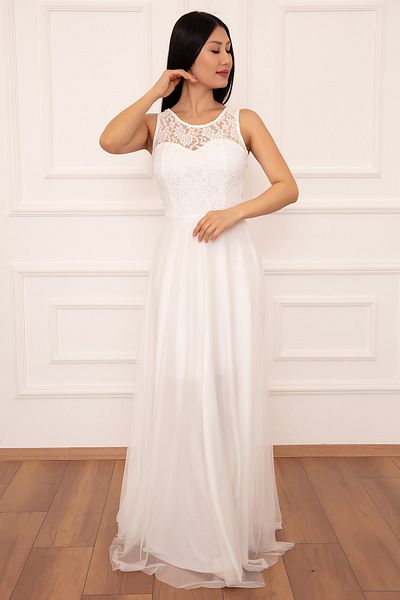 PULLIMM Metiy 3380-4 Rochie din dantela si sifon
