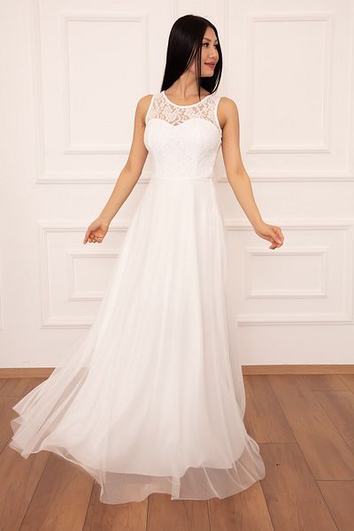 PULLIMM Metiy 3380-4 Rochie din dantela si sifon