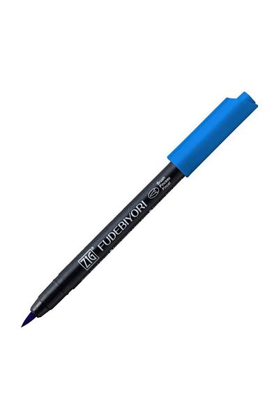 Zig Fudebiyori Brush Pen Brush Tip Pen 32 Persian Blue