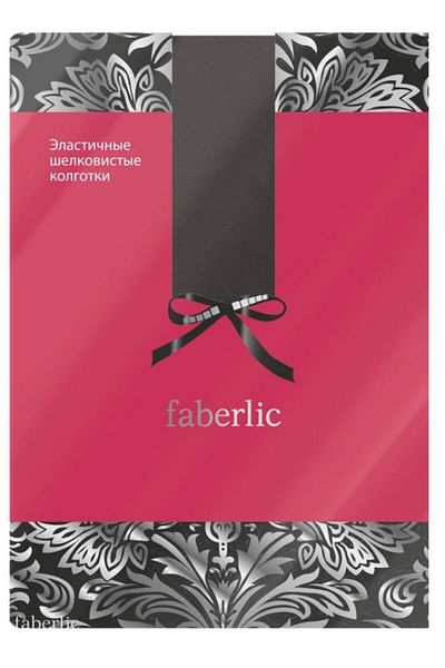 Faberlic Gray Flexible Pantyhose XL 80020