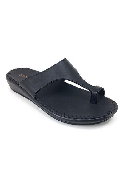 Ceyo 9200-2 Anatomical Black Women's Slippers