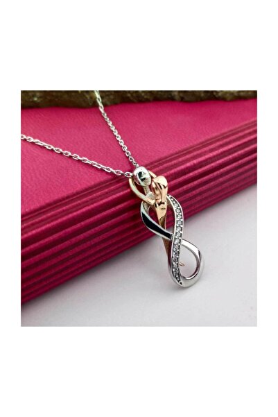 Takıhan 925 Ayar Gümüş Sonsuz Aşk Kolyesi