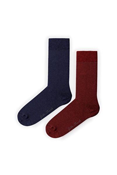 John Frank Kadın Uzun Desenli Ikili Çorap