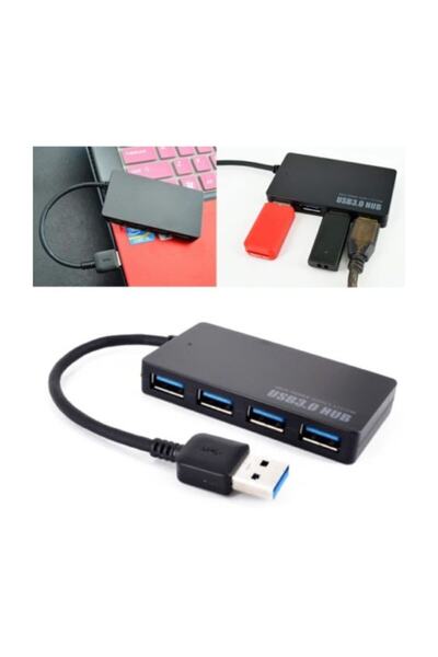 Alfais 4580 4 Port Usb 3.0 Hub Çoklayıcı Çoğaltıcı Switch