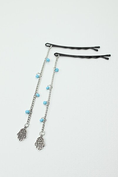 New Obsessions Σετ καρφίτσες μαλλιών Fatma Ana Charm 2 τεμαχίων