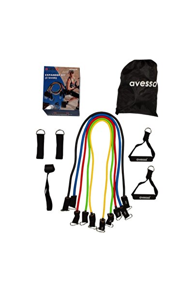 AVESSA Ecs500 5 Lü Egzersiz Çalışma Lastiği Power Band