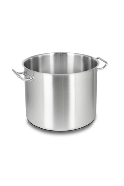 Kapp Kapaksız Çelik Tencere - Silindirik 32x27,5 Cm - 22,1 Lt