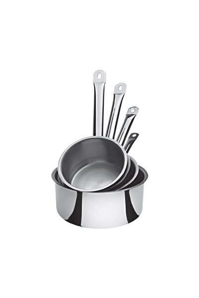 ÖZBİR Paslanmaz Çelik Kaçerola Sosluk Sütlük 26x12 Cm 5,6 Lt