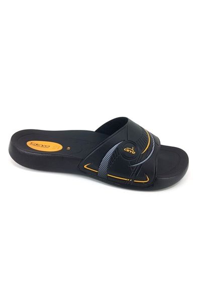 Ceyo Ανδρικές παντόφλες 9100-8 Comfort-μαύρες
