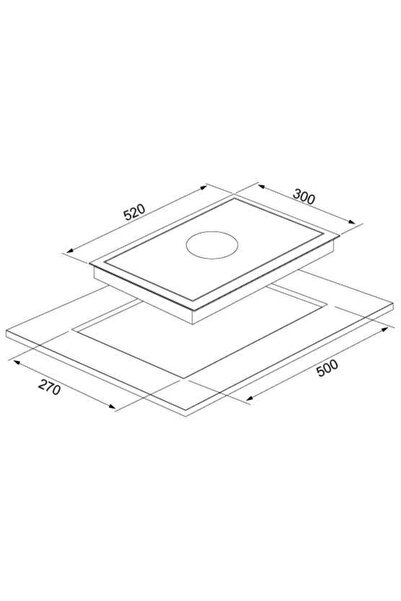 Silverline Cs5411b01 Ankastre Domino Ocak
