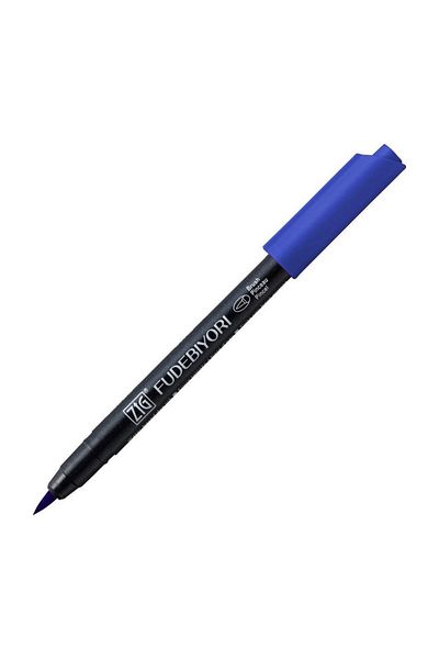 Zig Fudebiyori Brush Pen Brush Tip Pen 30 Blue