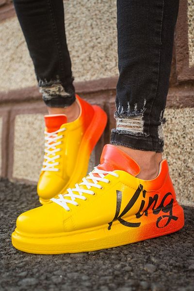 Chekich Мъжки обувки Ch254 Bt 431 Жълто/Оранжево King