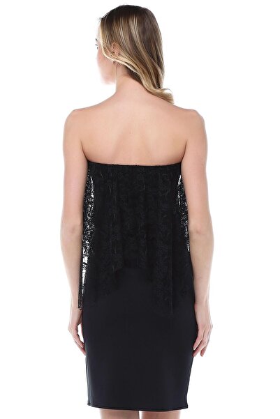 Quincey Δαντελένιο φόρεμα Scuba Strapless