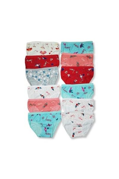 Dondeza Pack of 12 Girls' Panties_