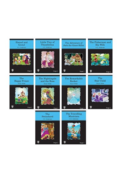 Dorlion Yayınları Dorlion Αγγλικές ιστορίες Επίπεδο-2 10 Βιβλία